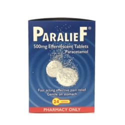 Paralief 500mg Effervescent 24 Tablets 